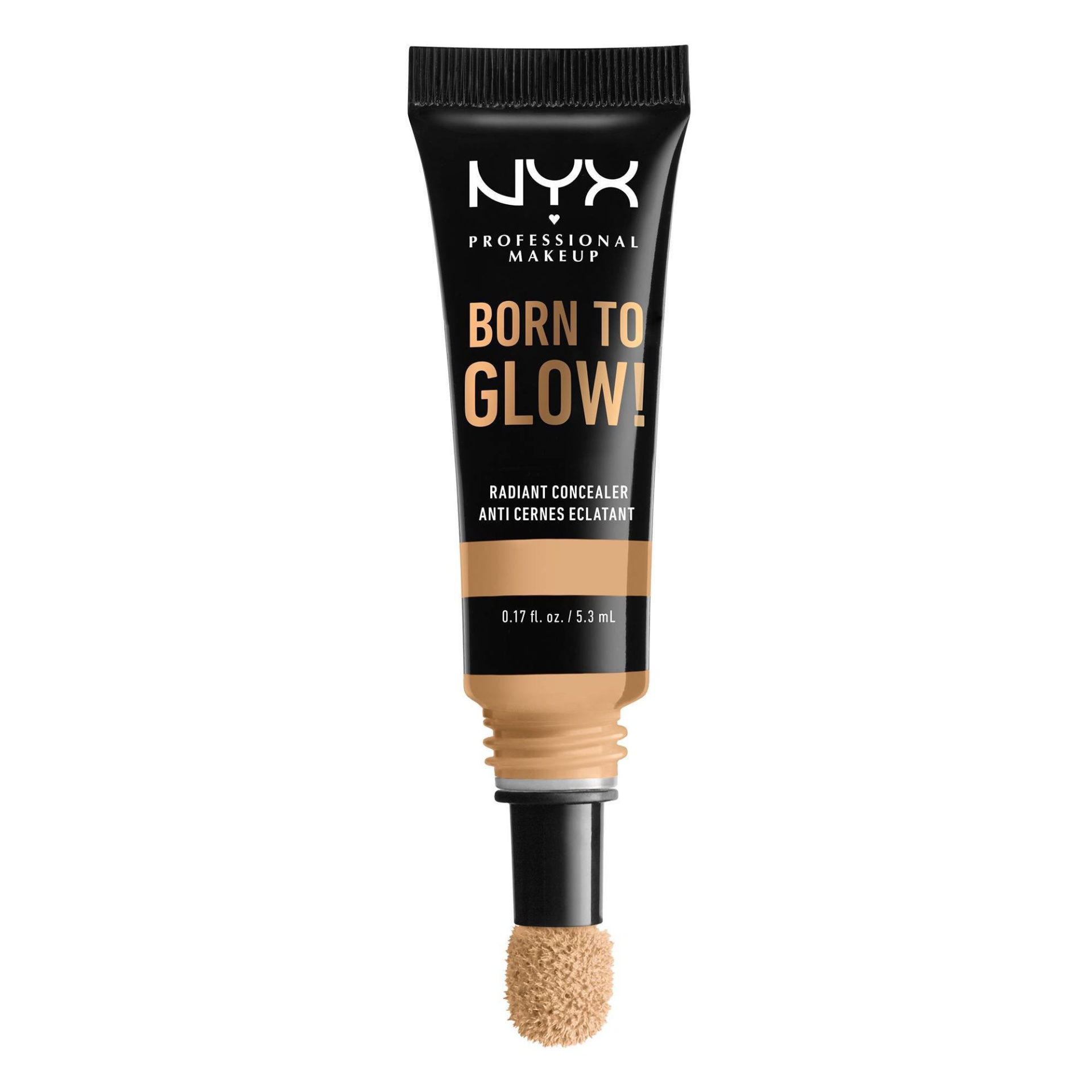 slide 1 of 4, NYX Professional Makeup Born To Glow Radiant Concealer - 08 True Beige - 0.17 fl oz, 1 ct