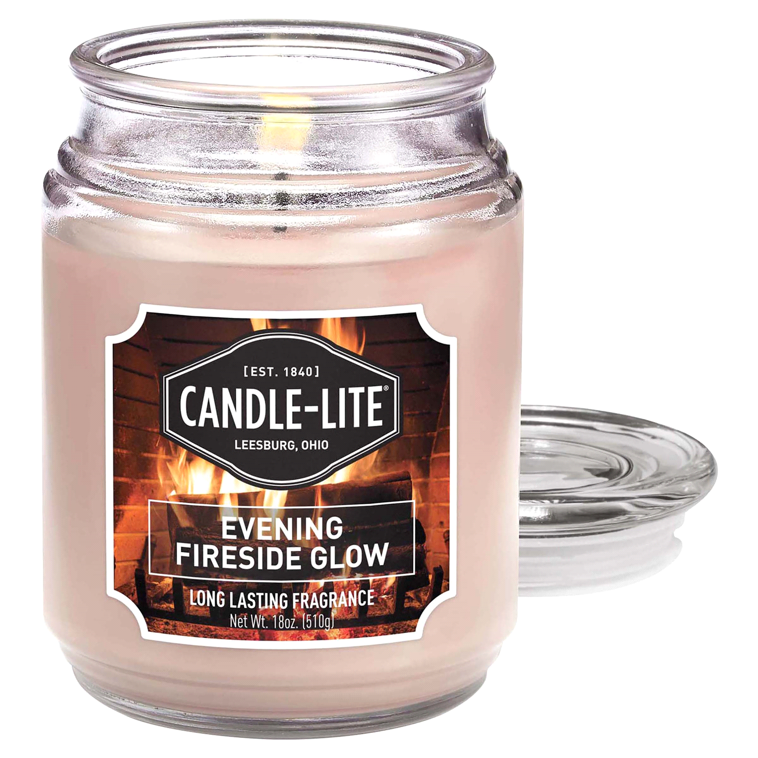 slide 1 of 1, Candle-Lite Evening Fireside Glow Candle 1 ea, 1 ct