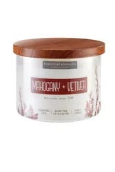 Essential Elements 3 Wick Mahogany + Vetiver Candle 14.75 oz