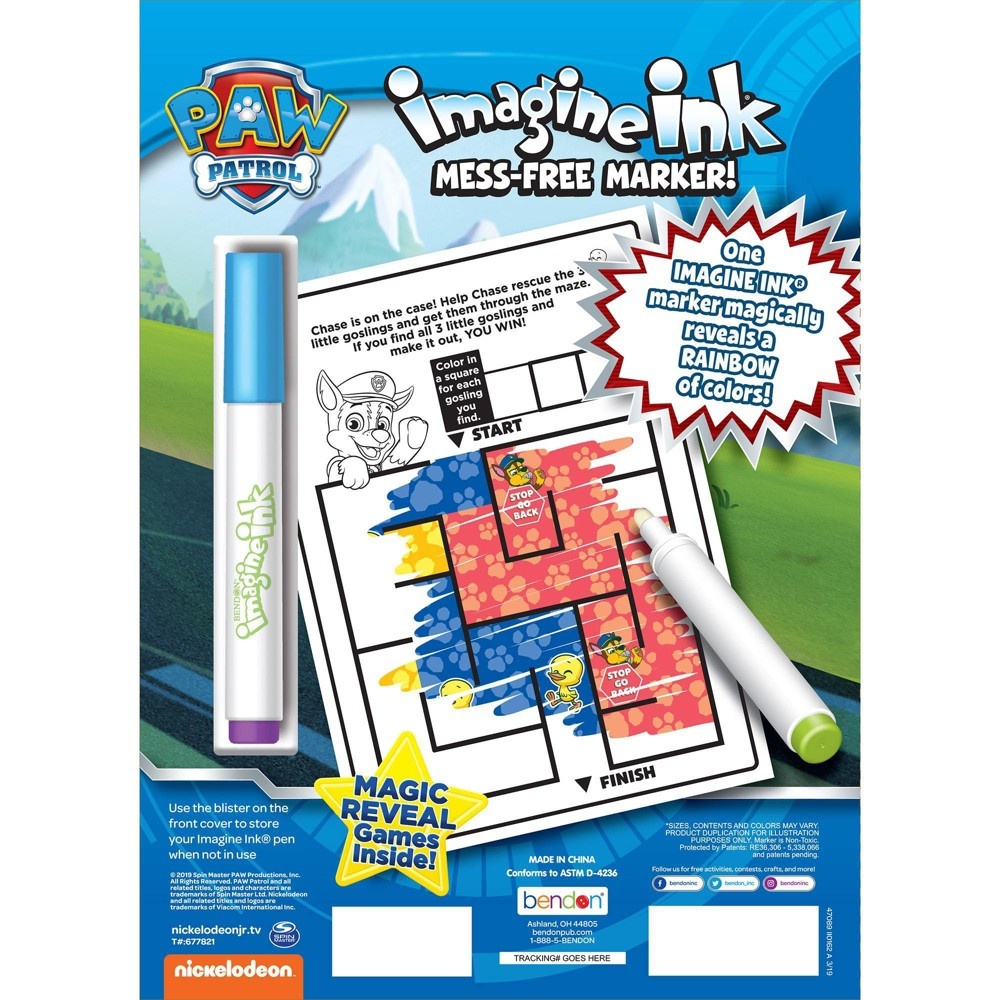 slide 2 of 3, Bendon Paw Patrol Imagine Ink, 1 ct