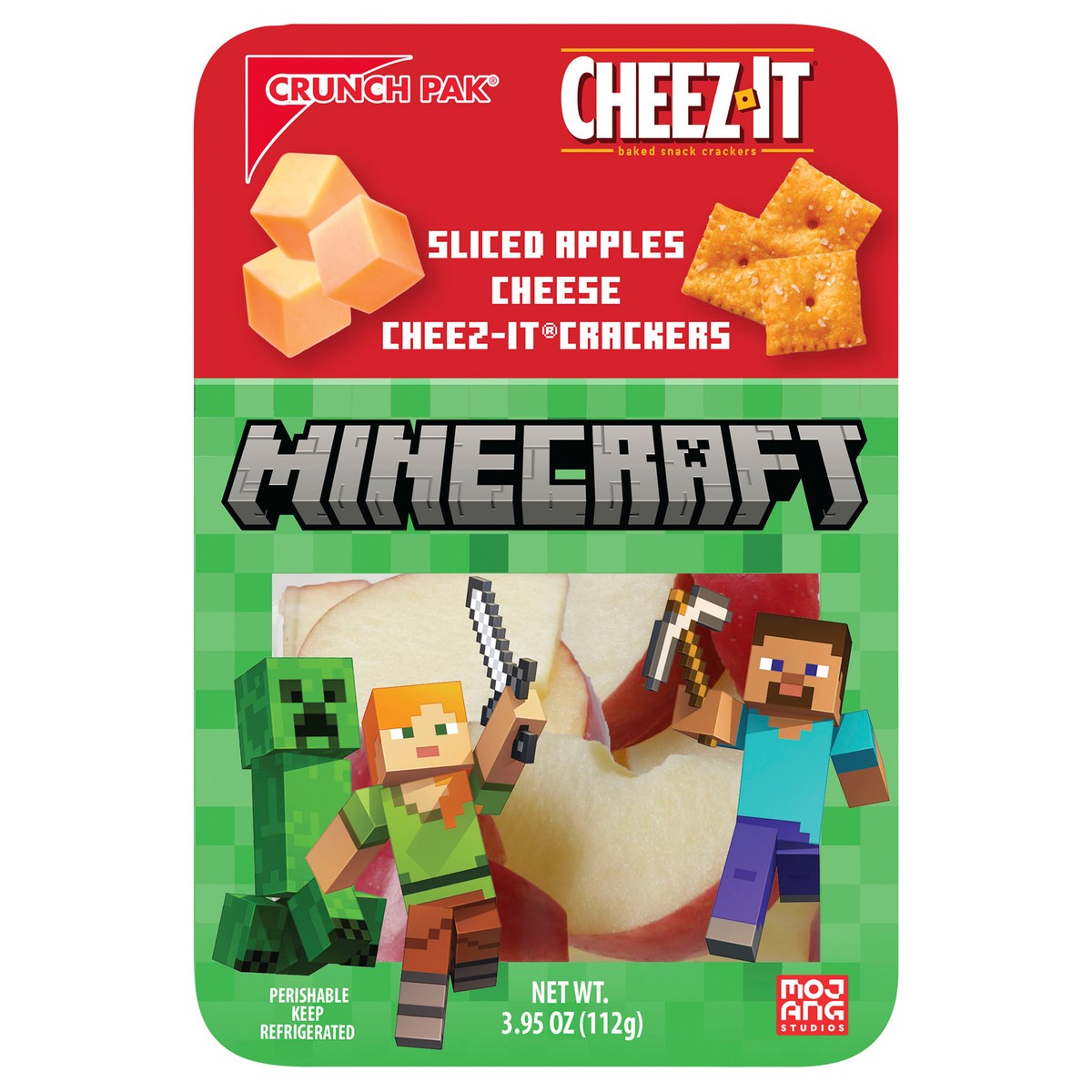 slide 1 of 8, Crunch Pak SW Snacker ACCZ Minecraft - 3.95 oz, 3.95 oz