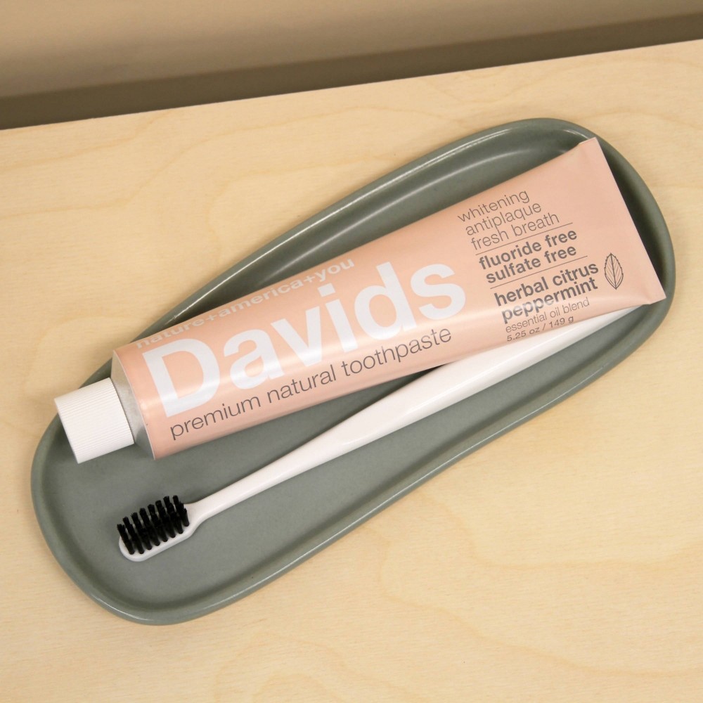 slide 3 of 5, David's Premium Natural Toothpaste Herbal Citrus Peppermint, 5.25 oz