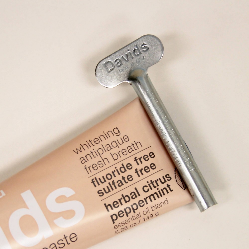 slide 4 of 5, David's Premium Natural Toothpaste Herbal Citrus Peppermint, 5.25 oz