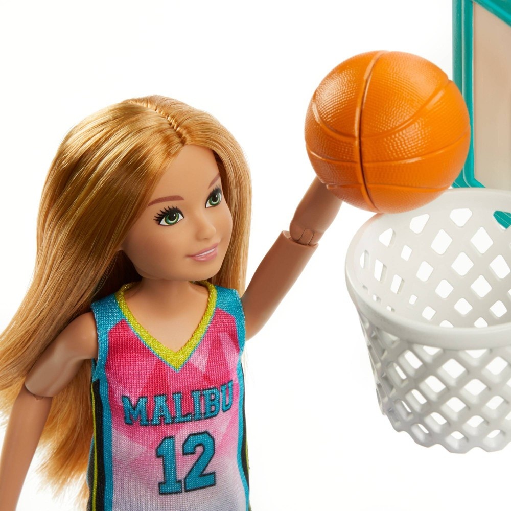 slide 3 of 6, Barbie Team Stacie Basketball Doll, 1 ct