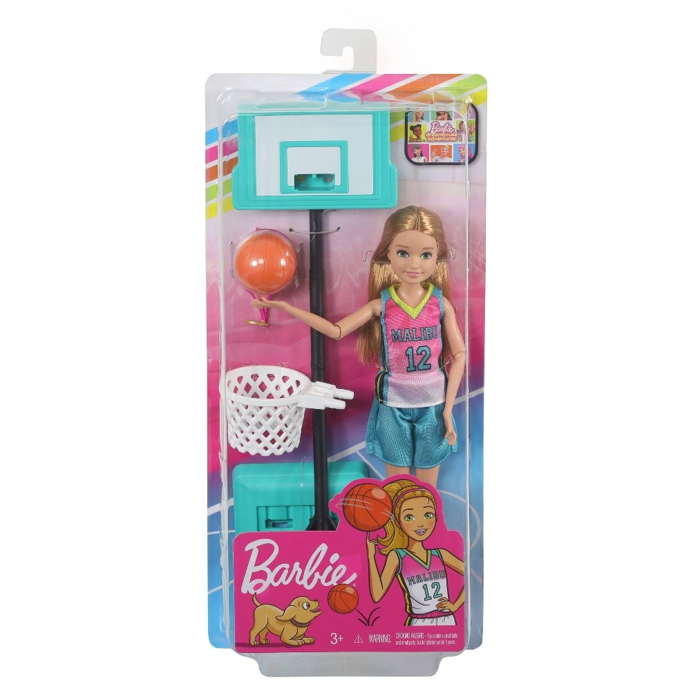 slide 6 of 6, Barbie Team Stacie Basketball Doll, 1 ct