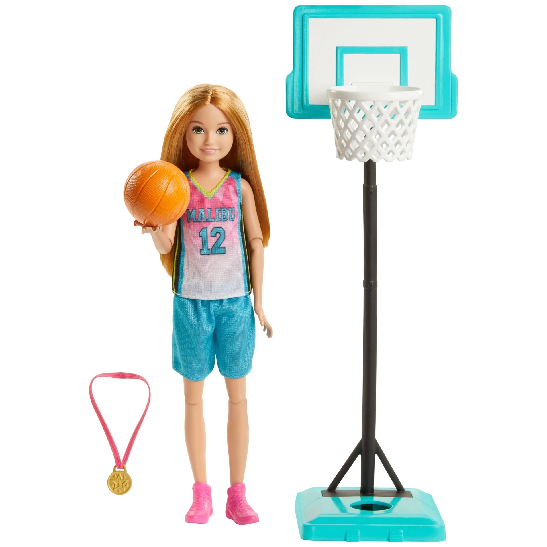 slide 1 of 6, Barbie Team Stacie Basketball Doll, 1 ct