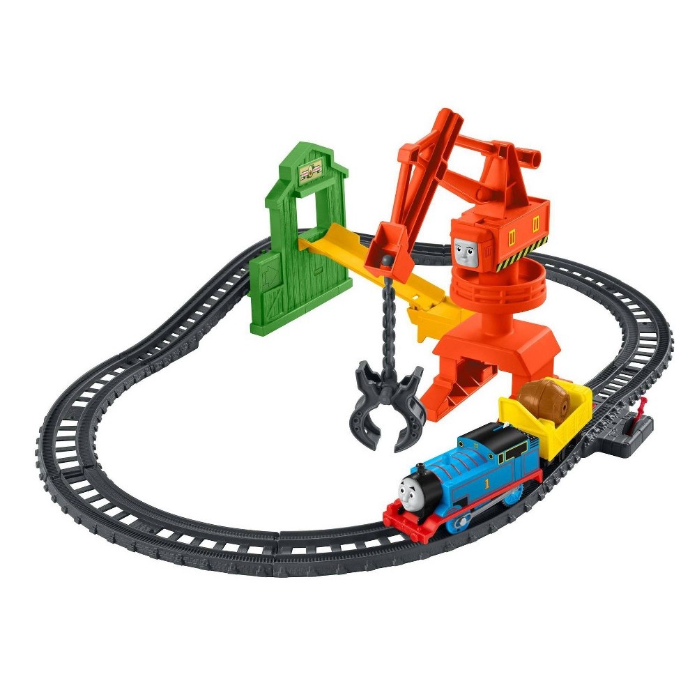 slide 3 of 5, Thomas & Friends TrackMaster Cassia Crane & Cargo Set, 1 ct