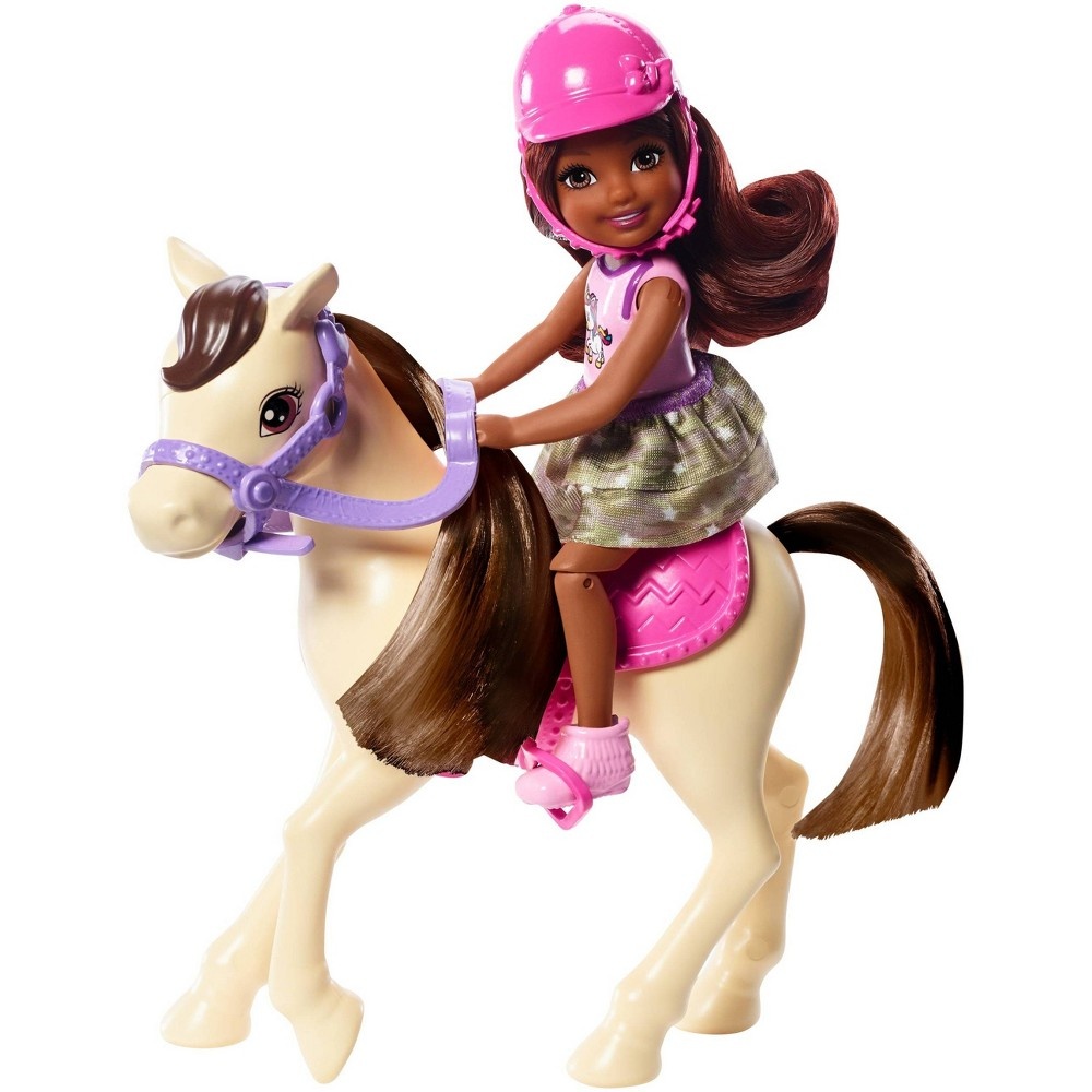 slide 3 of 5, Barbie Chelsea & Pony Doll Set, 1 ct