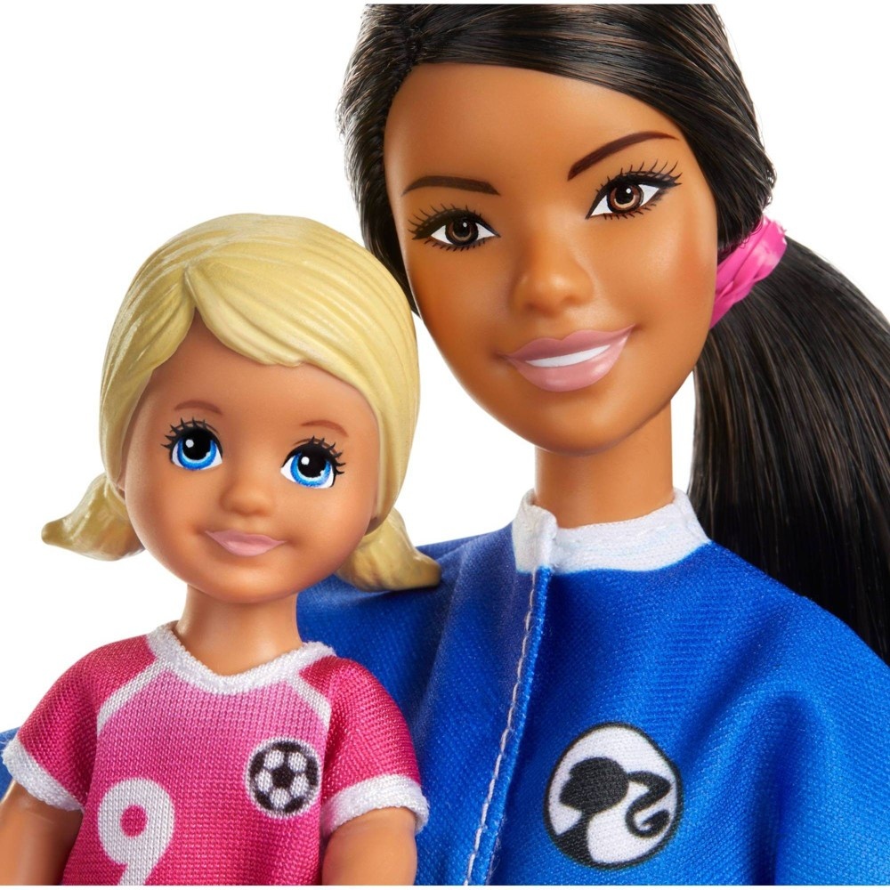 slide 2 of 6, Barbie Soccer Coach Career Playset, 1 ct