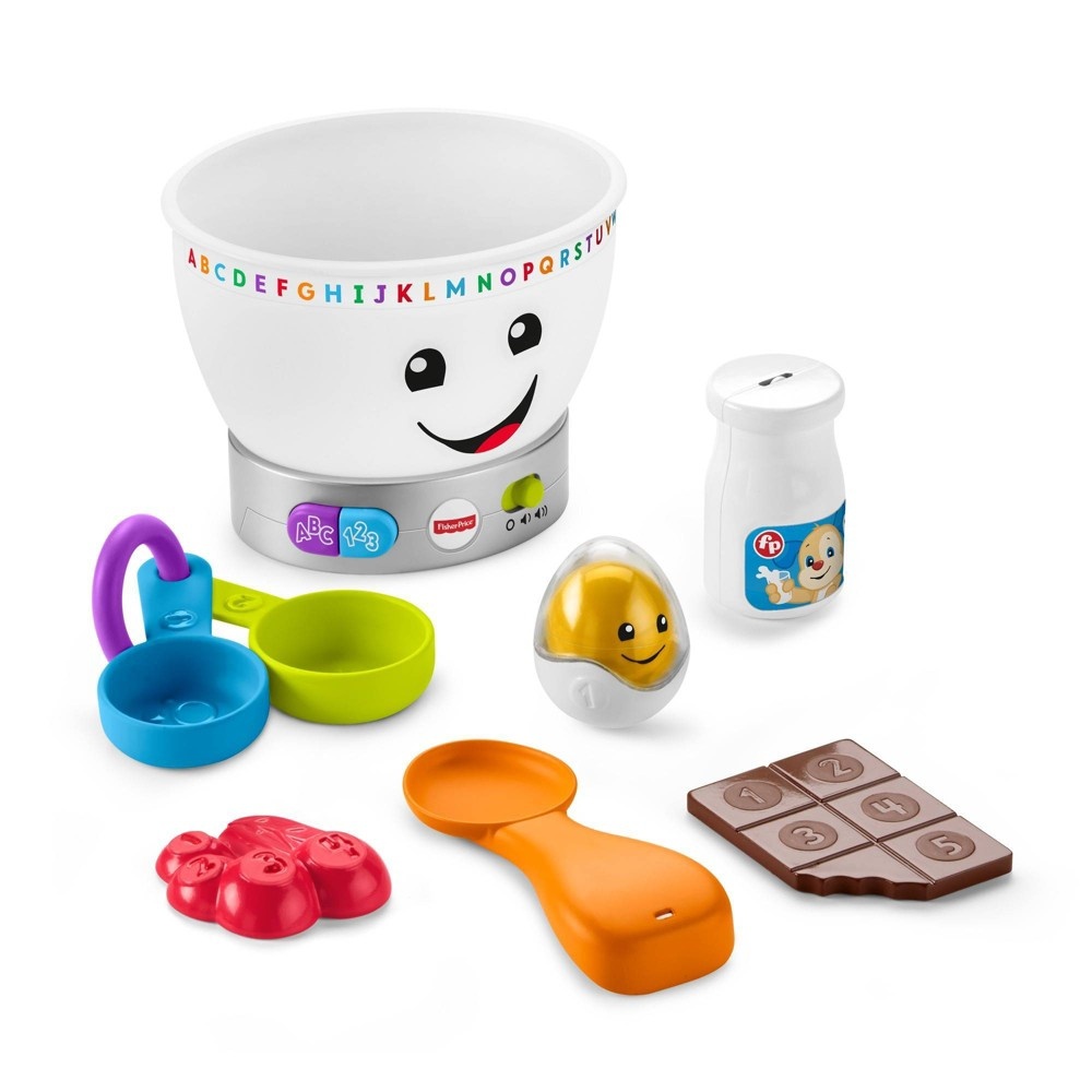 slide 5 of 6, Laugh & Learn Fisher-Price Laugh 'N Learn Magic Color Mixing Bowl, 1 ct