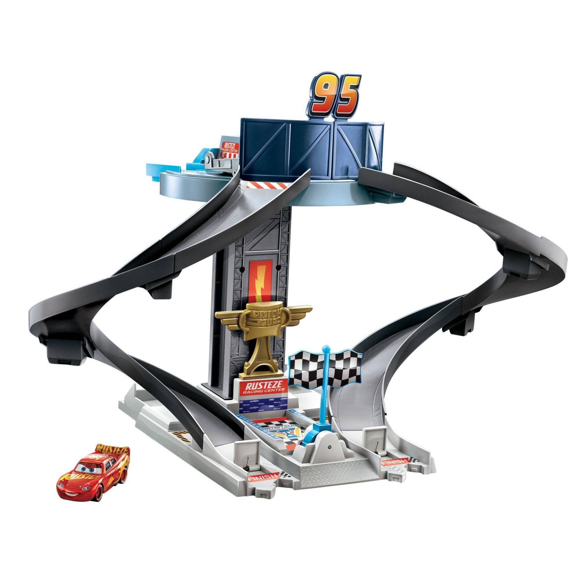 slide 1 of 9, Disney Pixar Cars Rust-eze Racing Tower Playset, 1 ct