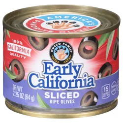 Early California Sliced Olives