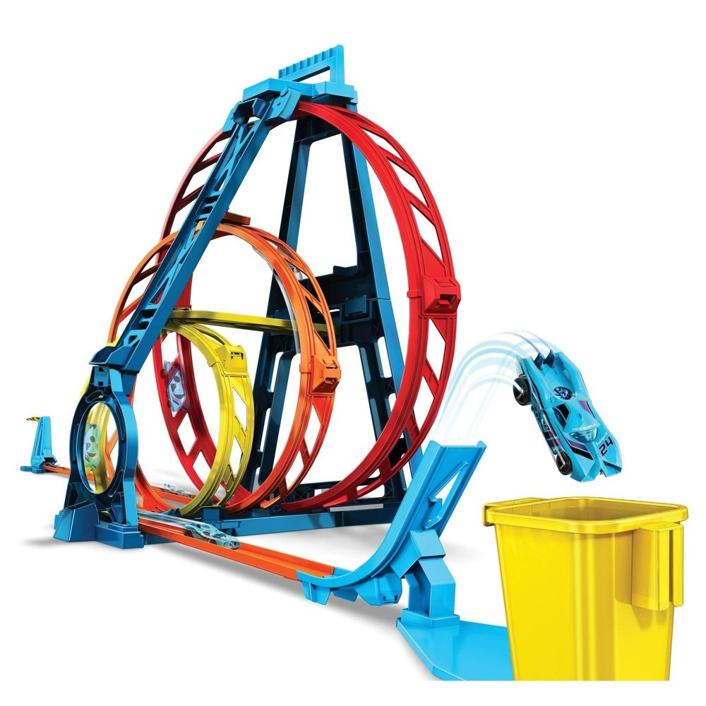 slide 3 of 6, Hot Wheels Triple Loop Kit, 1 ct