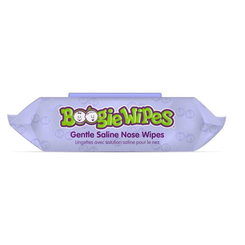 slide 3 of 6, Boogie Wipes Lavender Saline Nose Wipes, 30 ct