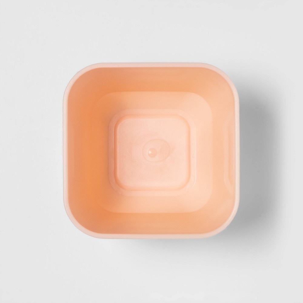 slide 2 of 2, Small Storage Trays Feather Peach - Room Essentials, 4 ct
