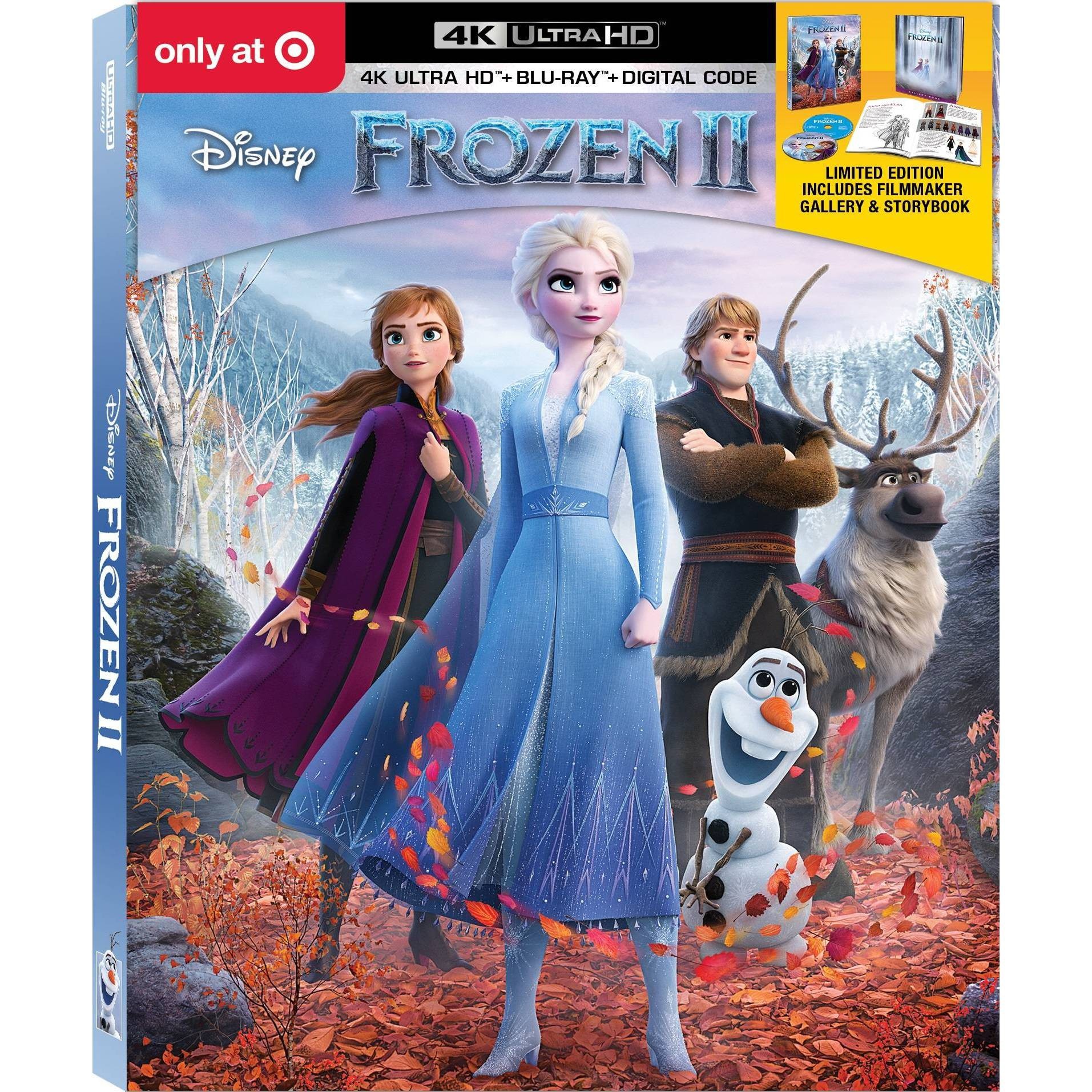 slide 1 of 3, Disney Frozen II (Target Exclusive) (4K/UHD), 1 ct