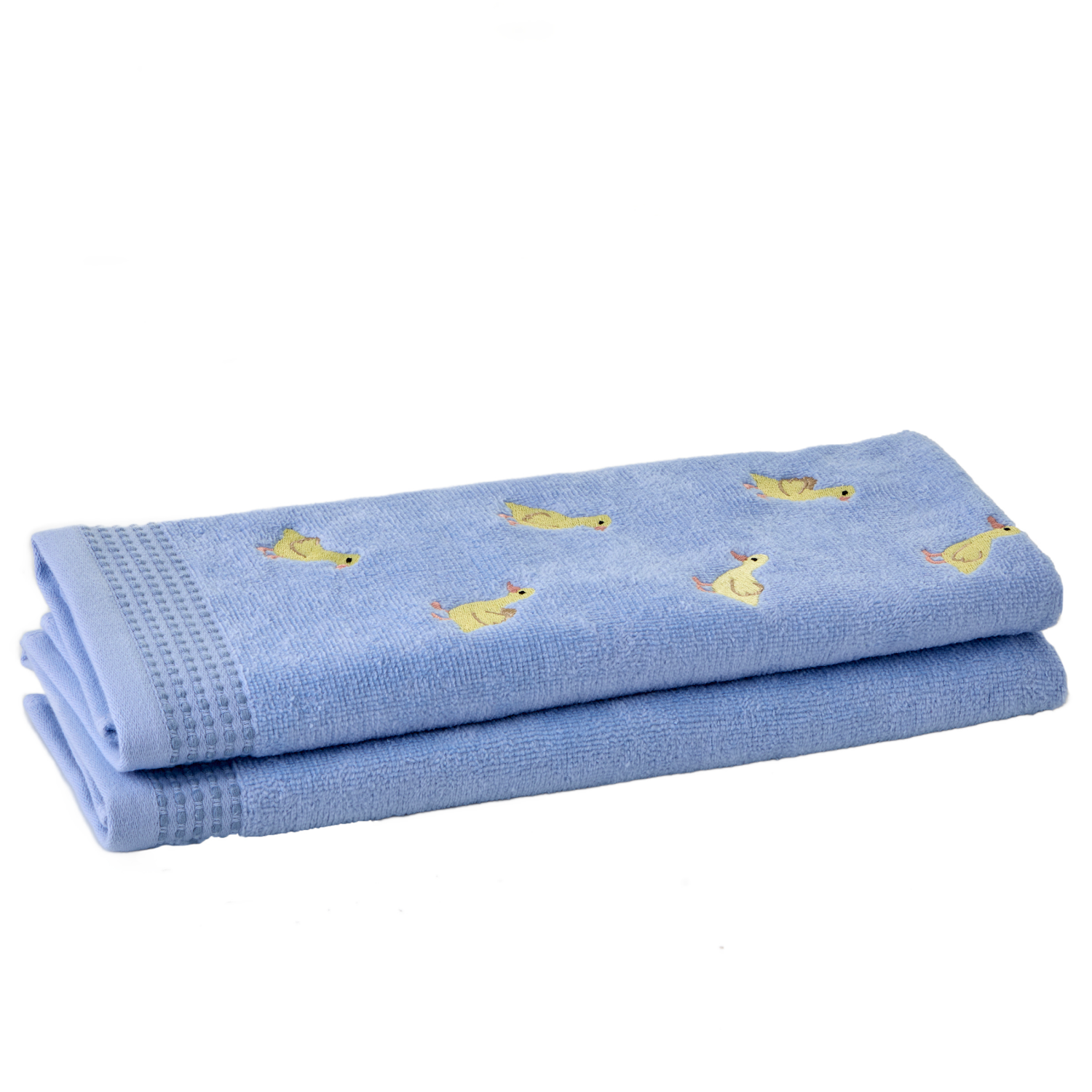 slide 3 of 3, Meijer Corporate Seasonal MCS Blue Ducklings HndTwl,16inx25in,Blue, 16 x 25 