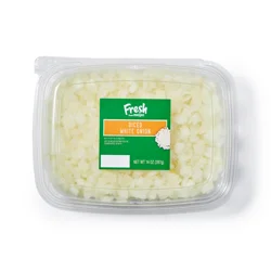 Fresh from Meijer Diced White Onion, 14 oz