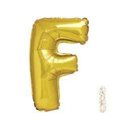 Meijer Foil Balloon, Letterr F, 14 In