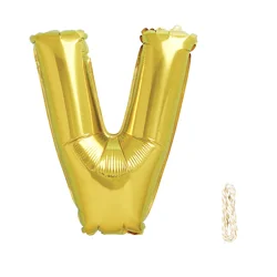 Meijer Foil Balloon, Letter V, 14 In