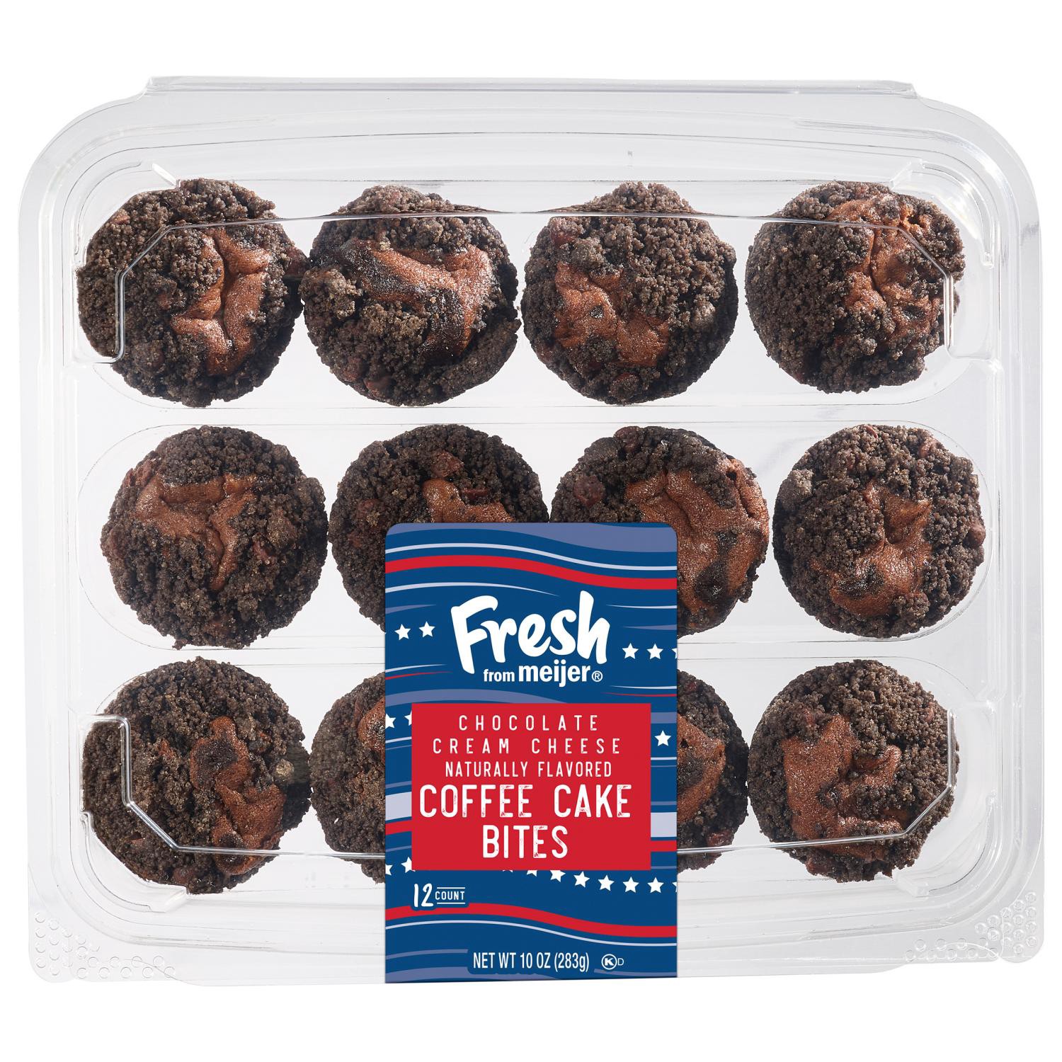 slide 1 of 4, Chocolate Cream Cheese Coffee Cake Bites 10 Oz, 10 oz
