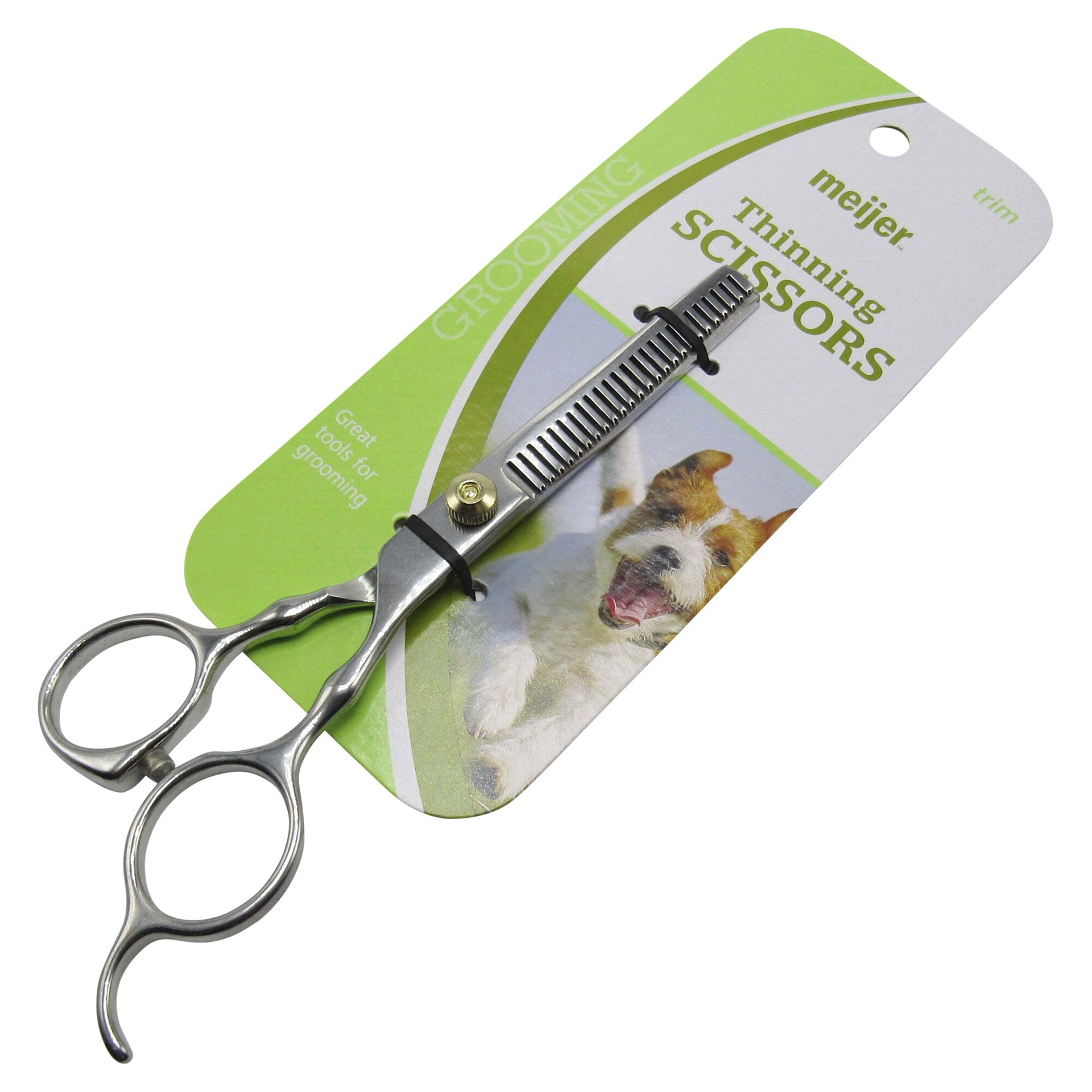 slide 13 of 13, Meijer Pet Thinning Scissors, 1 ct