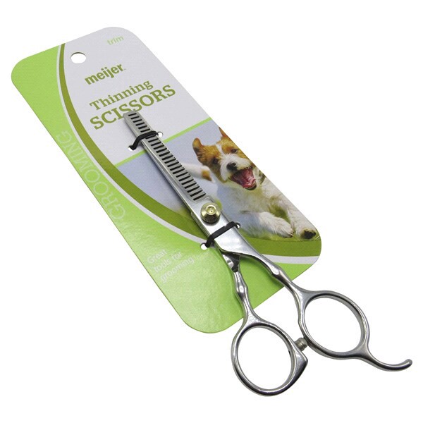 slide 4 of 13, Meijer Pet Thinning Scissors, 1 ct