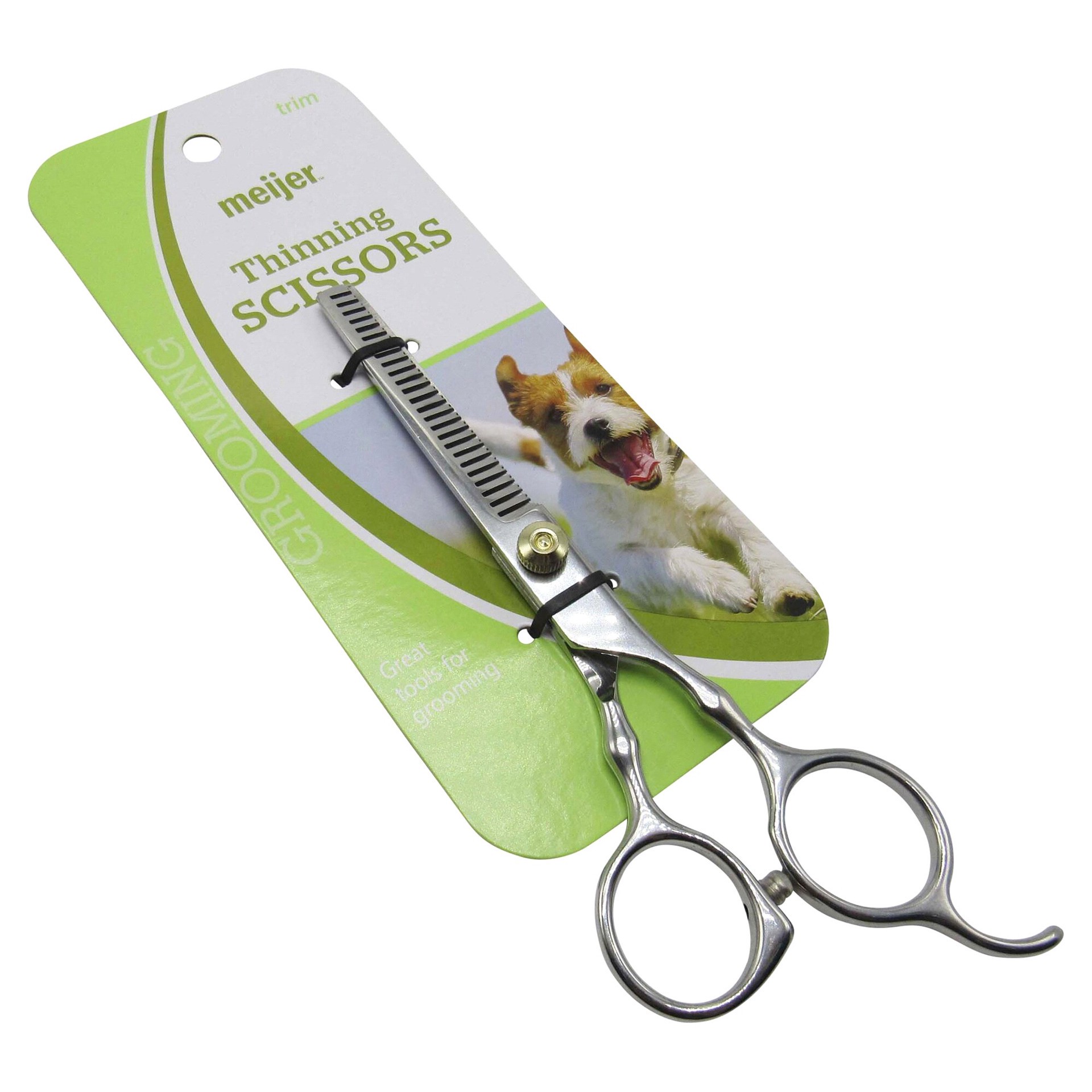 slide 5 of 13, Meijer Pet Thinning Scissors, 1 ct