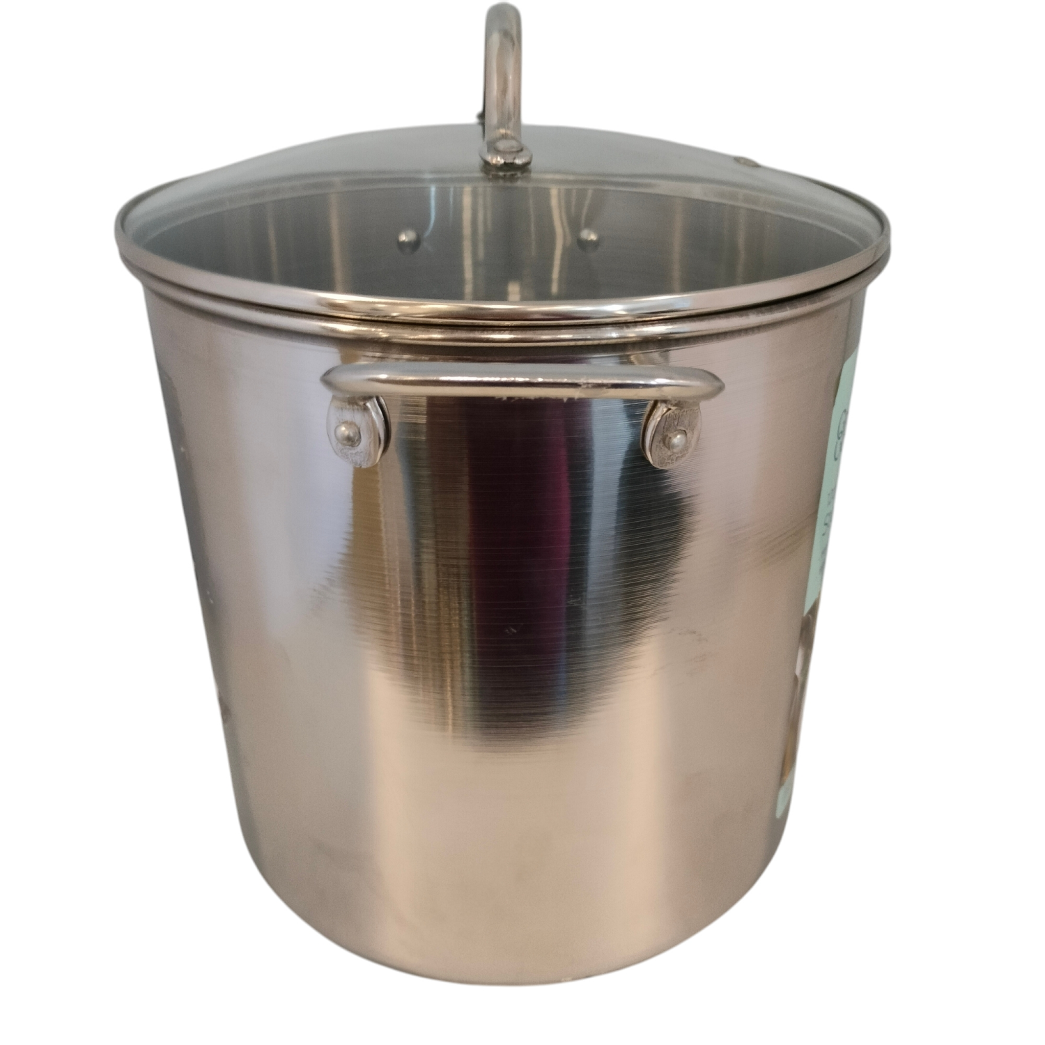 slide 3 of 5, Grand Gourmet Stainless Steel Stock Pot with Glass Lid, 12 qt