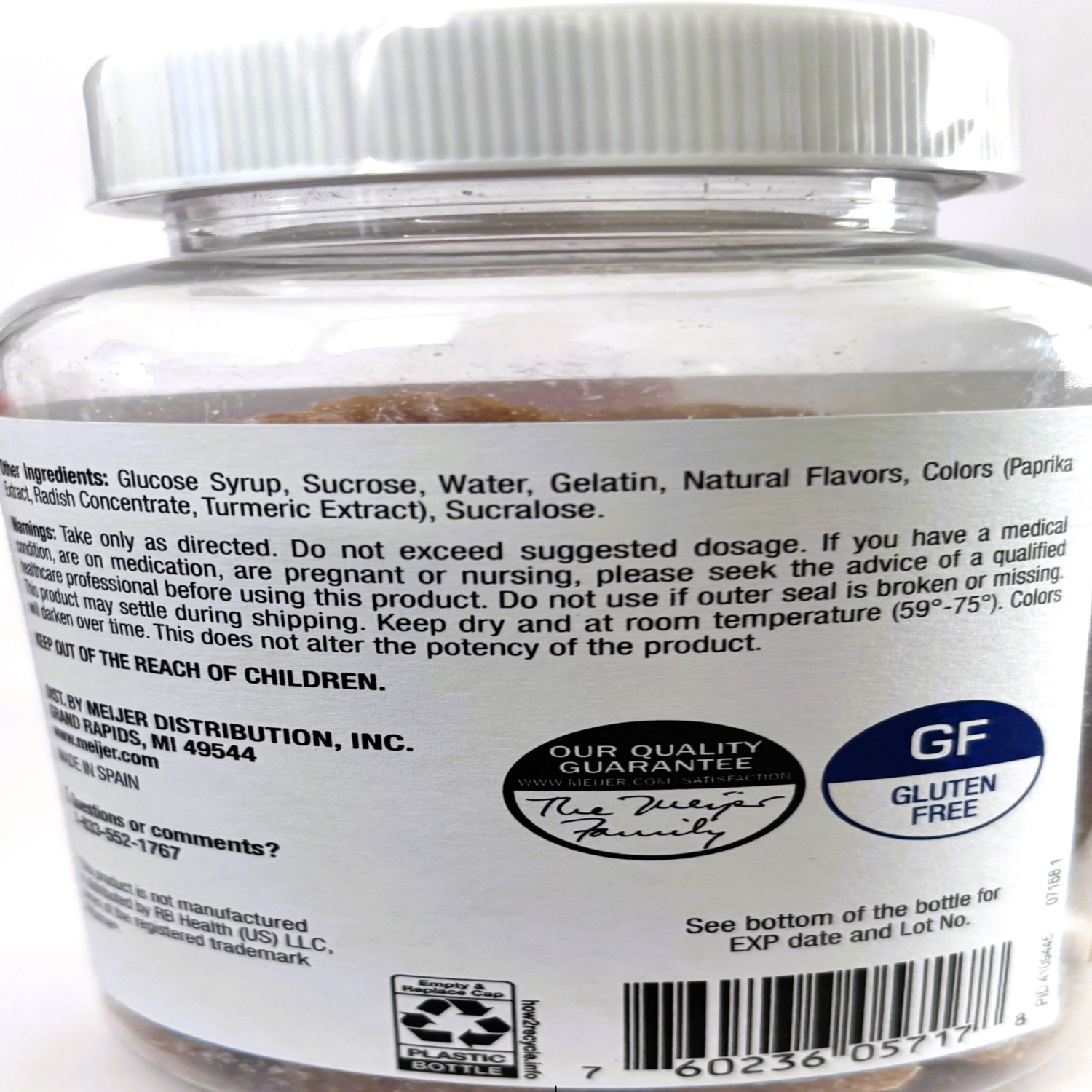 slide 3 of 3, Meijer Vitamin C Gummies And Minerals, 42 ct