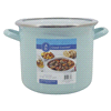 slide 5 of 9, Grand Gourmet Enamel Stock Pot, Sky Blue, 4 qt