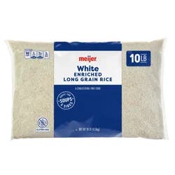 Meijer Extra Long Grain Rice - 160 oz