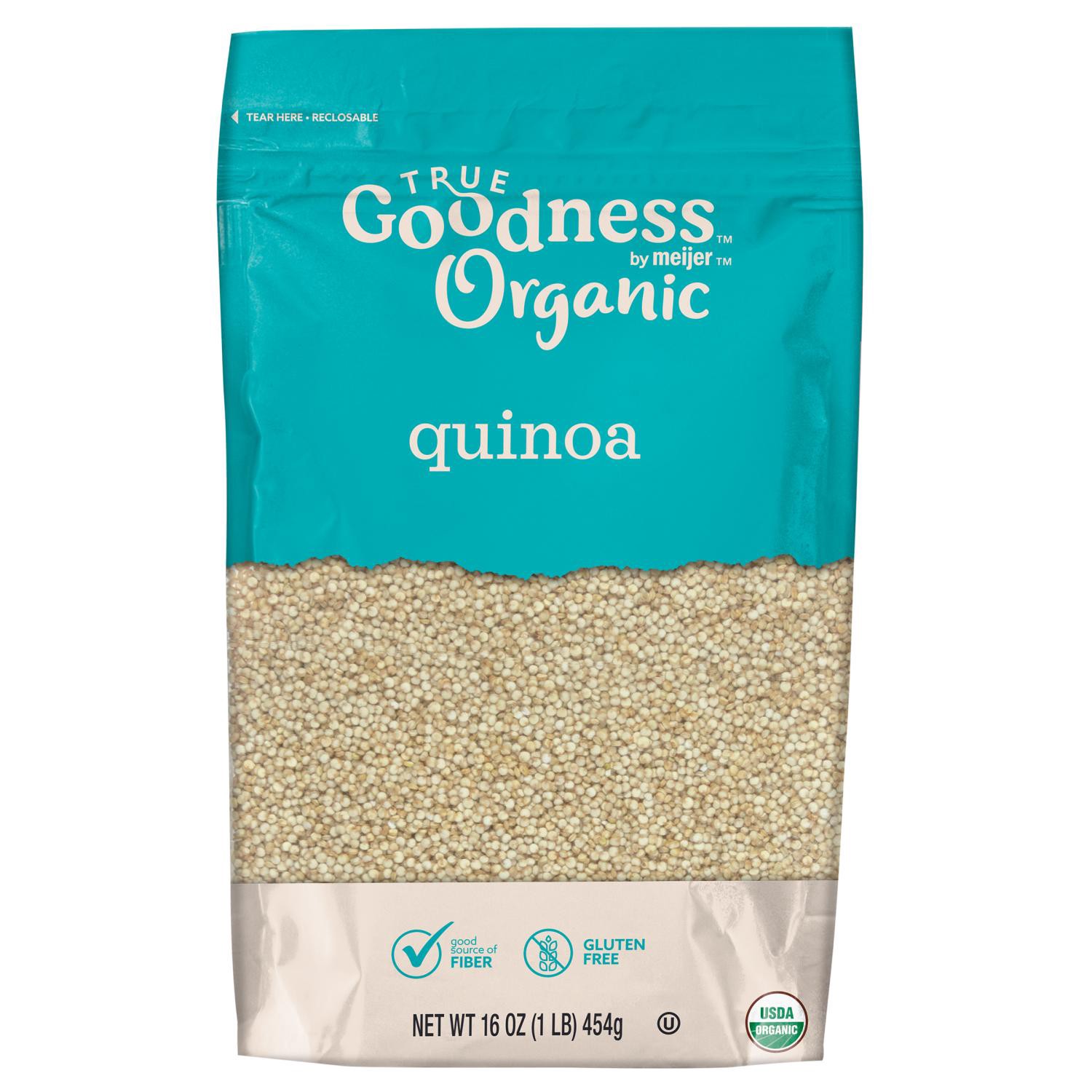 slide 1 of 3, True Goodness Organic White Quinoa, 16 Oz, 16 oz