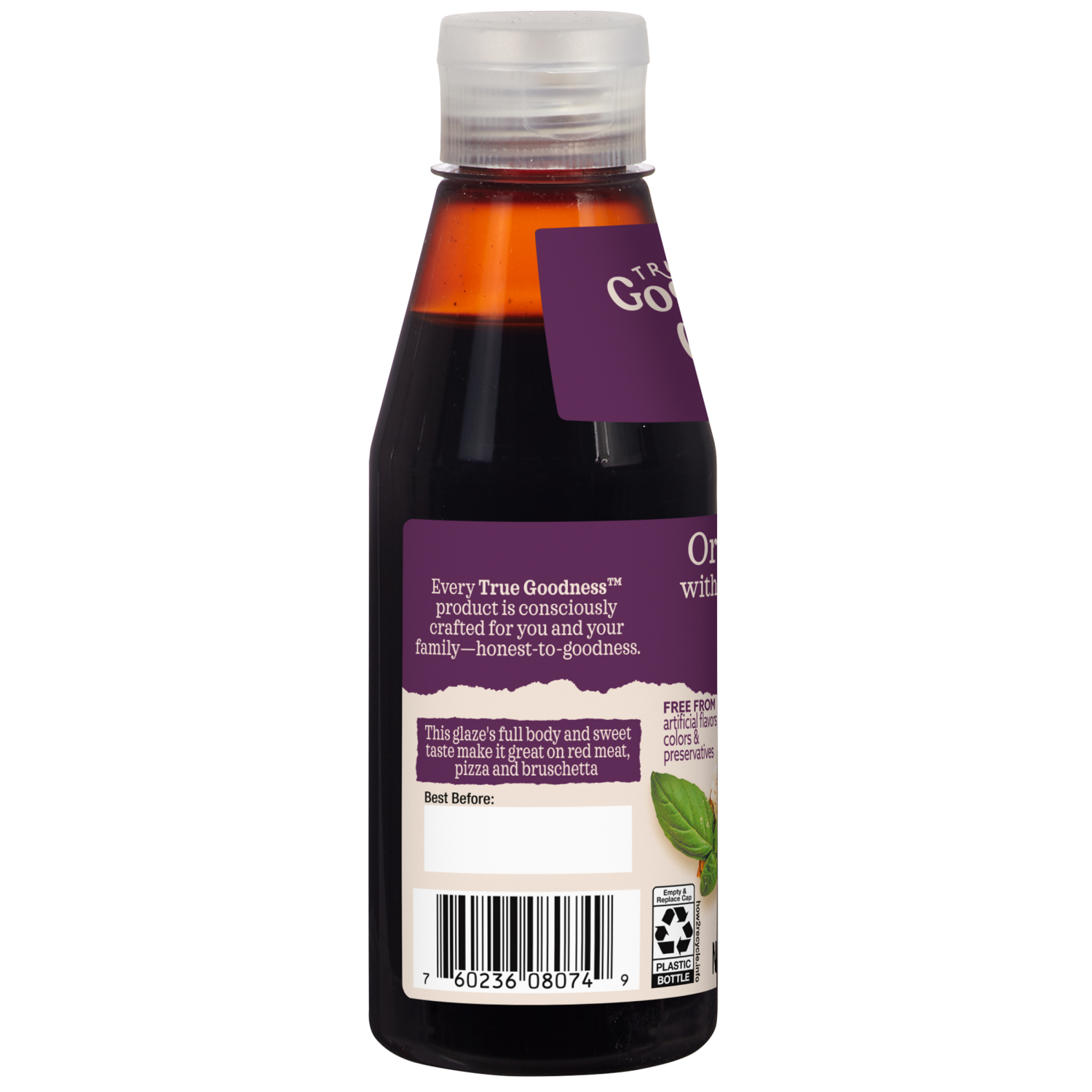 slide 2 of 3, True Goodness Organic Balsamic Glaze - 7.3 oz, 7.3 oz