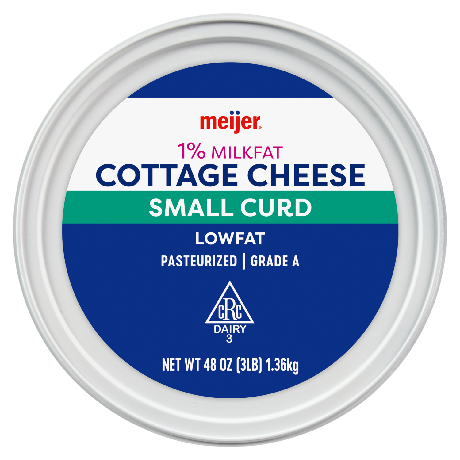 slide 4 of 4, Meijer Cottage Cheese Lowfat, 48 oz, 48 oz