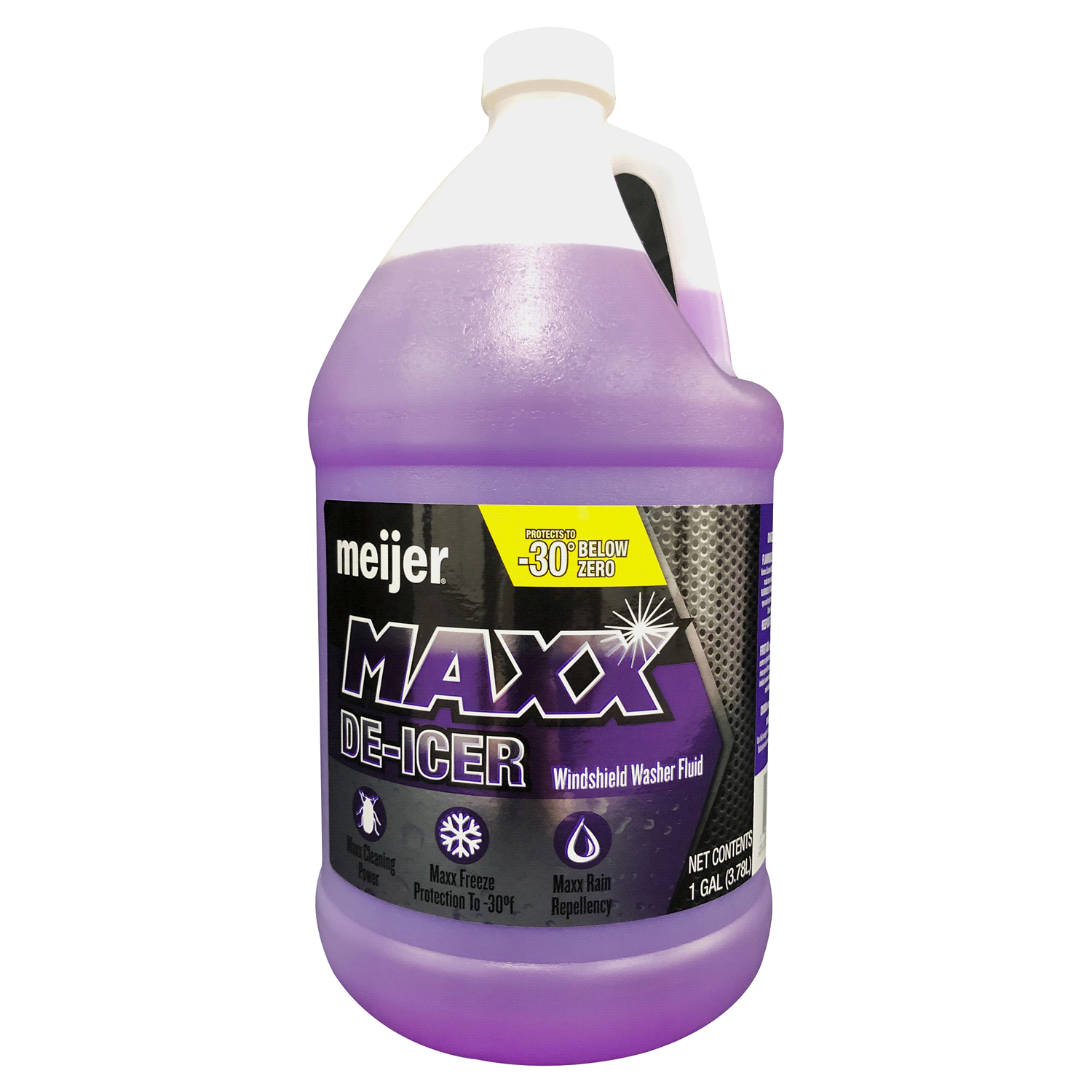 slide 1 of 2, Meijer Maxx De-Icer Windshield Washer Fl, 1 gal