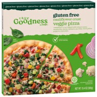 slide 3 of 29, True Goodness Cauliflower Crust Veggie Pizza, 13.4 oz