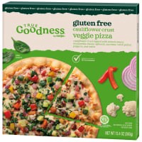 slide 7 of 29, True Goodness Cauliflower Crust Veggie Pizza, 13.4 oz