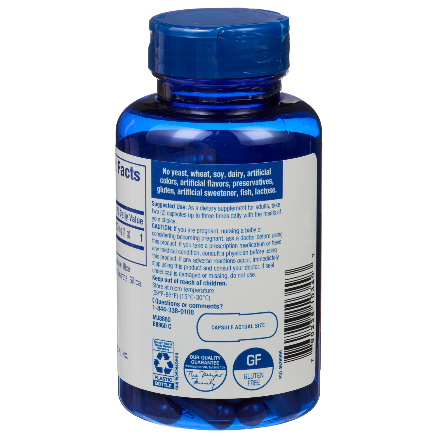 slide 2 of 3, Meijer Wellness Meijer Beet Root Caps, 500mg, 90 ct