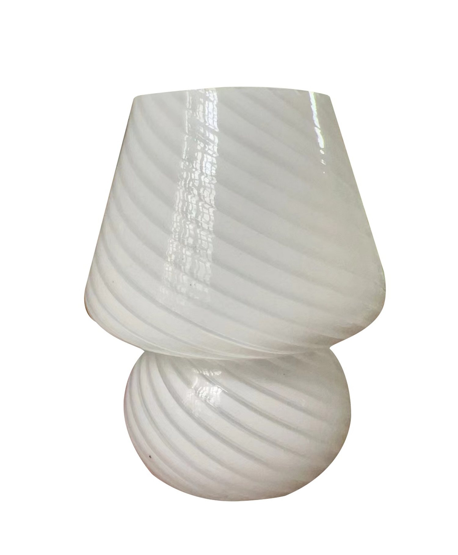 slide 1 of 1, ROOM & RETREAT RR Glass Mushroom Lamp White, 1 ct