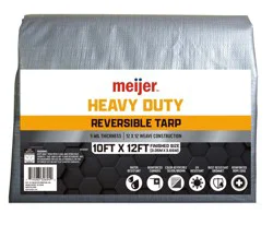 Meijer Heavy Duty Reversible Pe Tarp, 10' X 12'