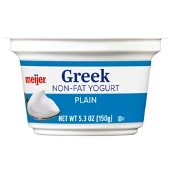 Meijer Greek Nonfat Yogurt Plain