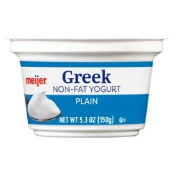 Meijer Greek Nonfat Yogurt Plain