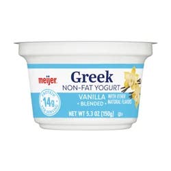 Meijer Vanilla Greek Yogurt