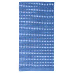 Room & Retreat Dash Trio Blue Woven Dual Kitchen Towel, 16 In X 26 In