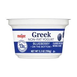 Meijer Blueberry Greek Nonfat Yogurt