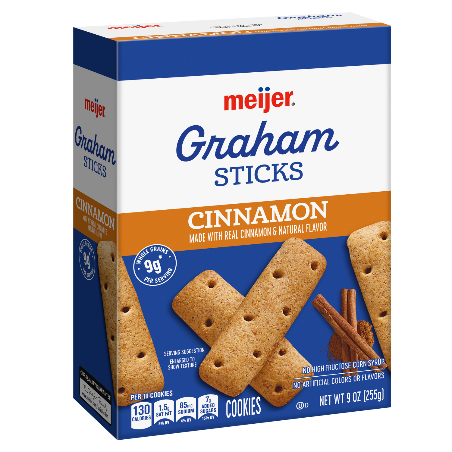 slide 4 of 5, Meijer Cinnamon Grahams Sticks, 9 oz, 9 oz