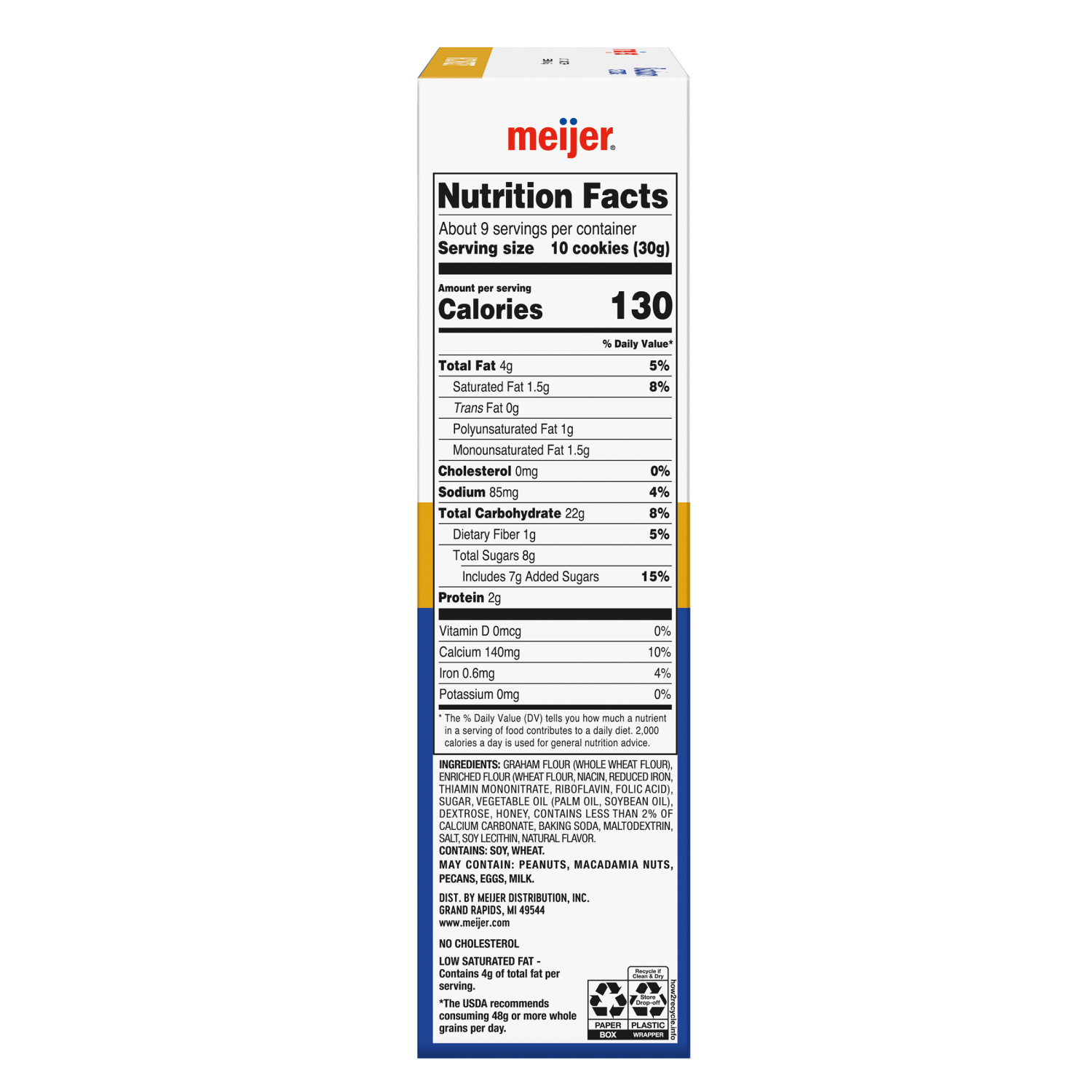 slide 3 of 5, Meijer Honey Graham Sticks, 9 oz