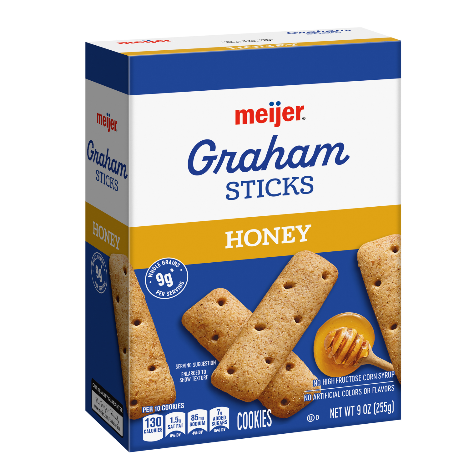 slide 4 of 5, Meijer Honey Graham Sticks, 9 oz