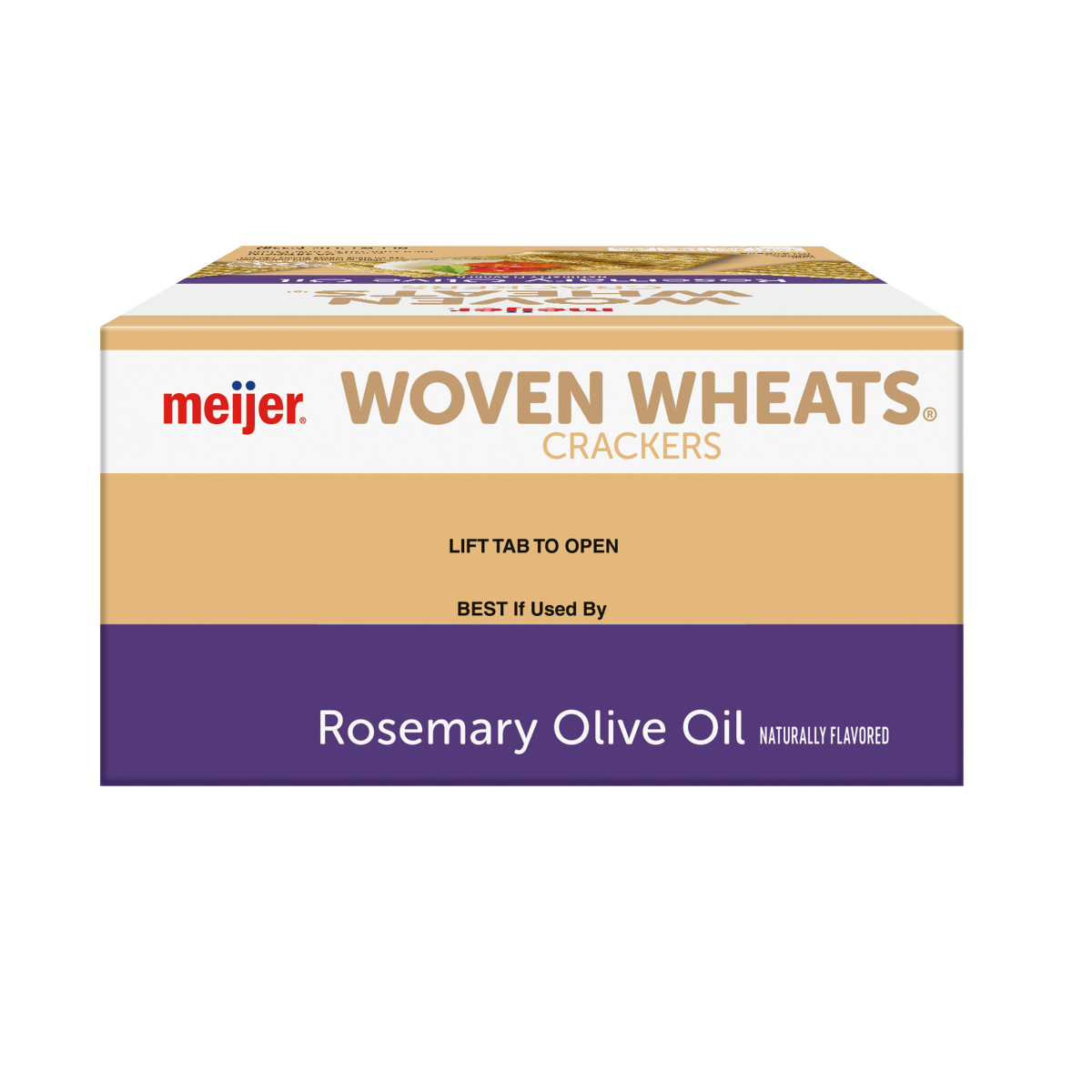 slide 5 of 8, Meijer Rosemary Woven Wheat Crackers, 9 oz